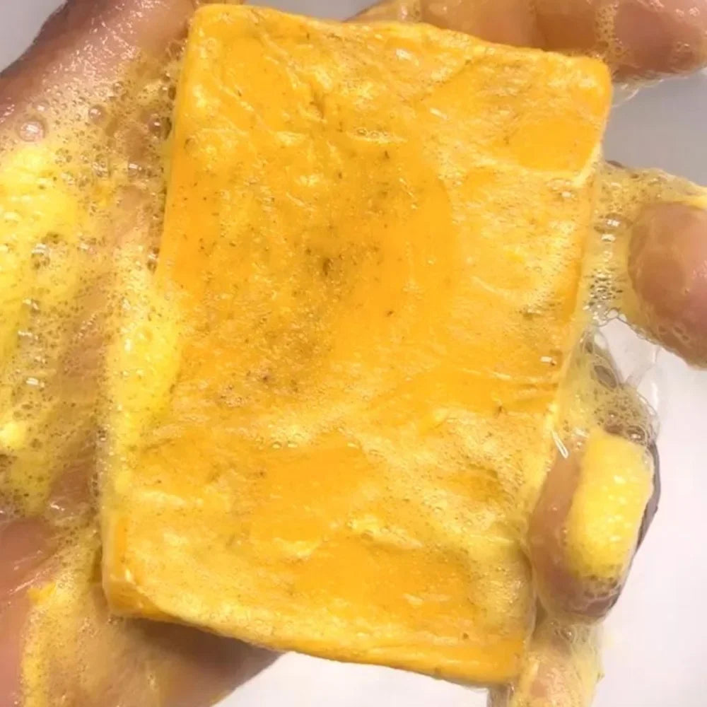 Savon au curcuma, citron et acid kojic